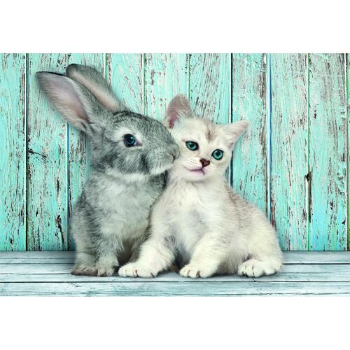 Puzzle Cat & Bunny High Quality 500pzs