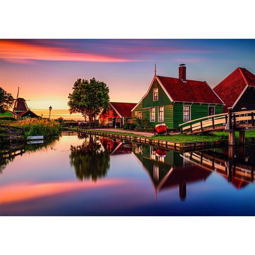 High Quality Zaanse Schans puzzle 1500pcs