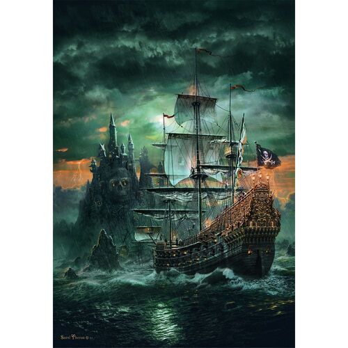 High Quality The Pirates Ship puzzle 1500pcs