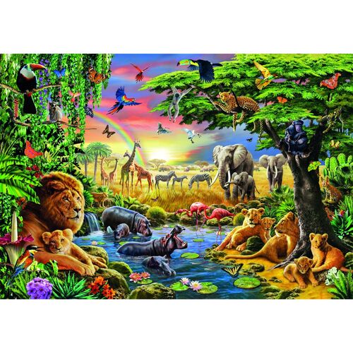 High Quality The African Gathering puzzle 2000pcs