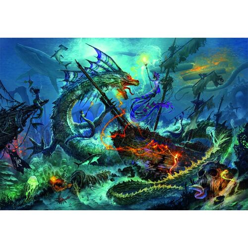 High Quality The Underwater Battle puzzle 3000pcs