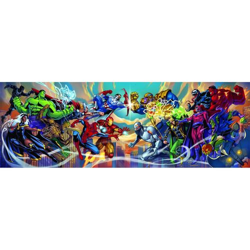 Marvel Heroes vs Villains panorama puzzle 1000pcs