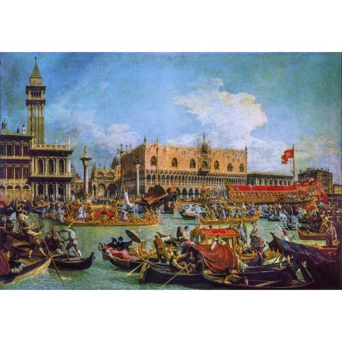 Museum Canaletto The Return of the Bucentaur at the Molo on Ascension Day puzzle 1000pcs