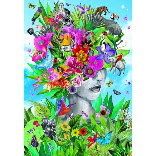 High Quality Head in the Jungle puzzle 500pcs