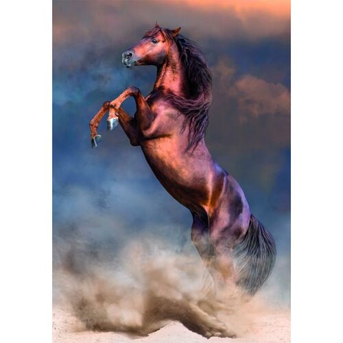 High Quality Wild Red Stallion puzzle 500pcs