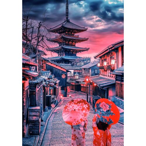 High Quality Evening in Kyoto puzzle 500pcs