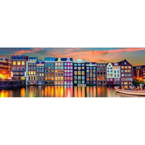 High Quality Bright Amsterdam Panorama puzzle 1000pcs