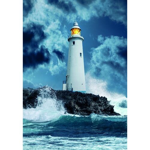 High Quality Lighthouse in the Storm puzzle 1000pcs