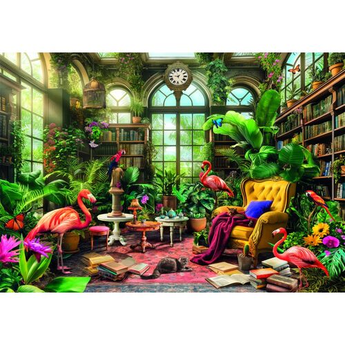 High Quality The Greenhouse Library puzzle 1000pcs