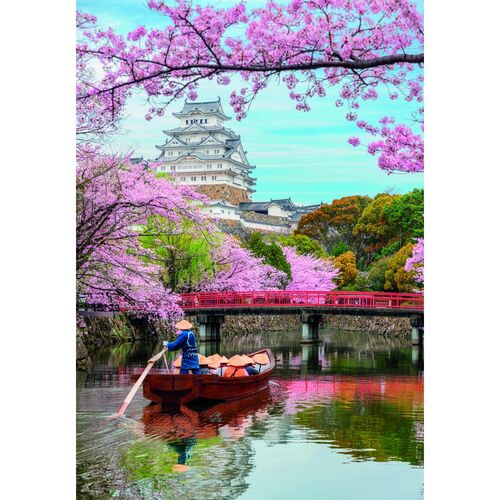 High Quality Himeji Castle in Spring puzzle 1000pcs