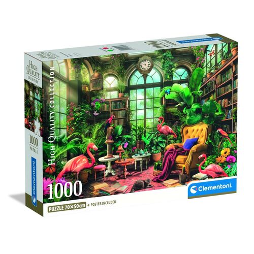 High Quality The Greenhouse Library puzzle 1000pcs