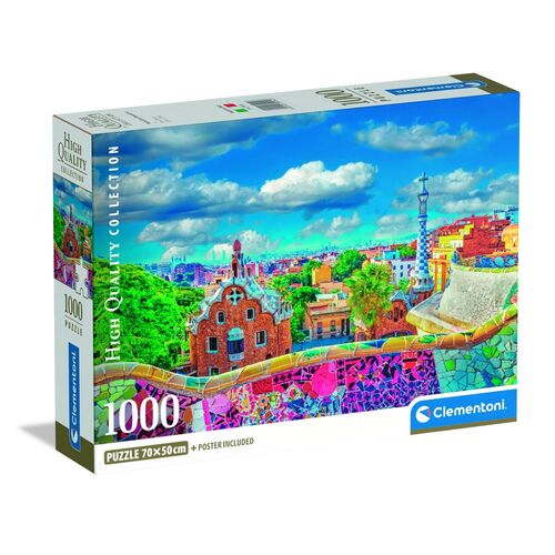 High Quality Park Guell Barcelona puzzle 1000pcs