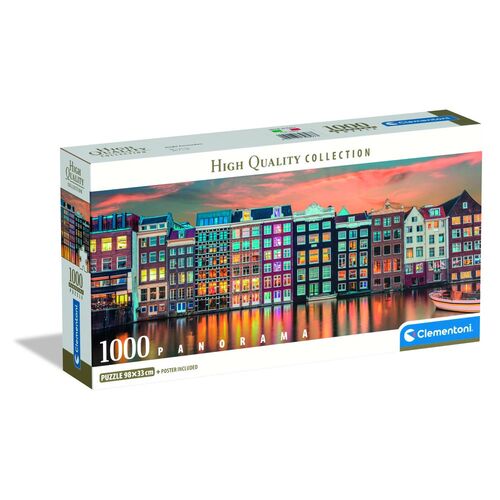 High Quality Bright Amsterdam Panorama puzzle 1000pcs