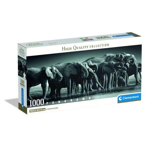 High Quality Herd of Giants Panorama puzzle 1000pcs