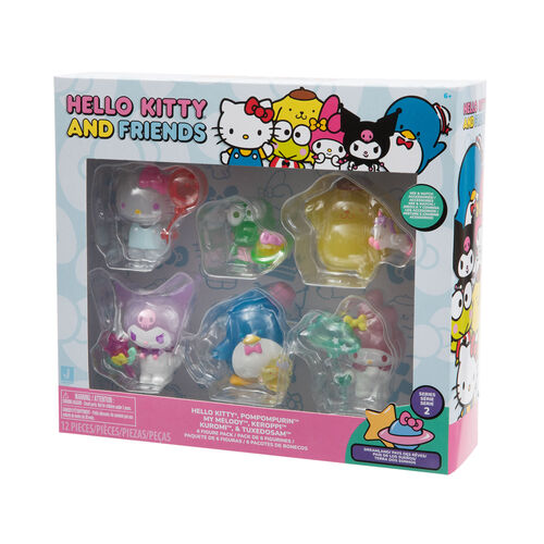 Hello Kitty pack 6 figures 5cm