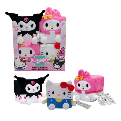 Peluche Cubeez Hello Kitty 10cm surtido