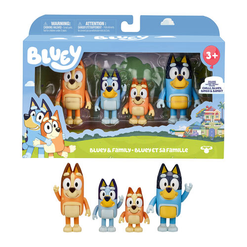 Bluey assorted pack 4 figures