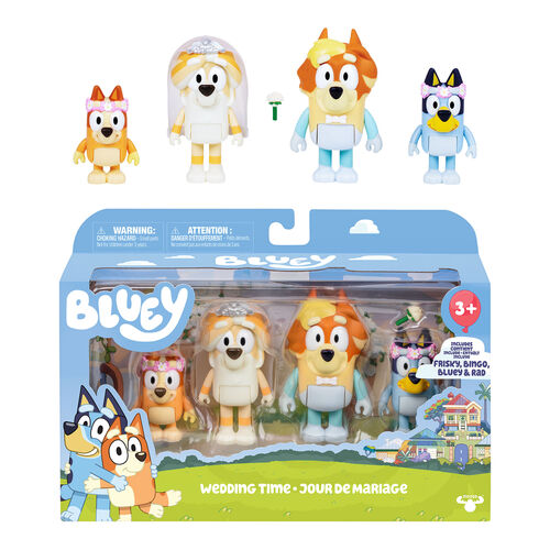 Bluey assorted pack 4 figures