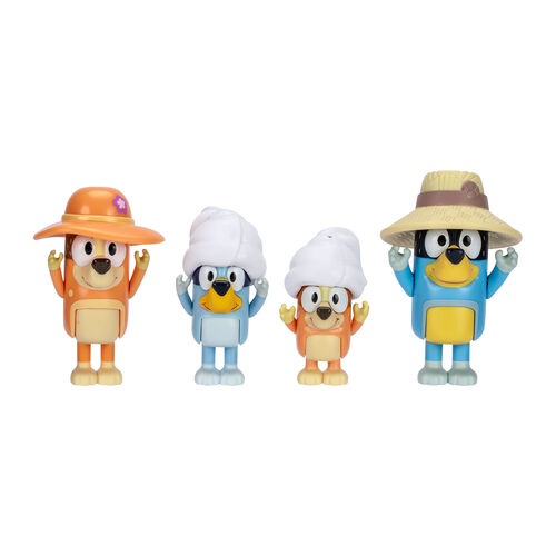 Bluey assorted pack 4 figures