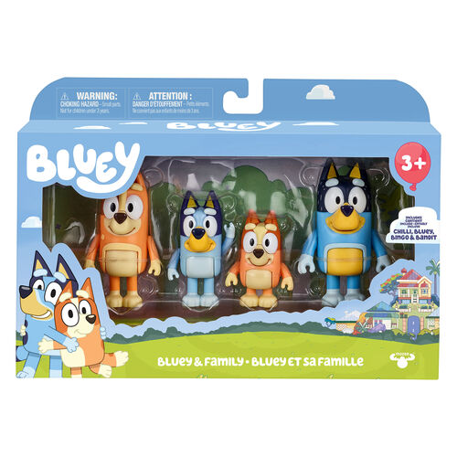 Bluey assorted pack 4 figures