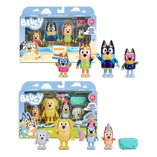 Bluey assorted pack 4 figures