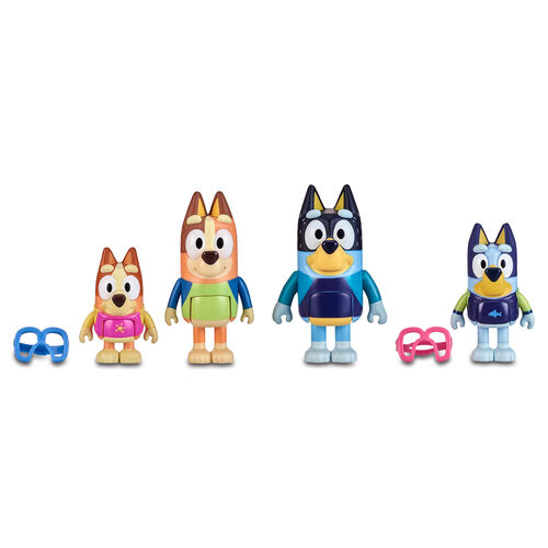 Bluey assorted pack 4 figures