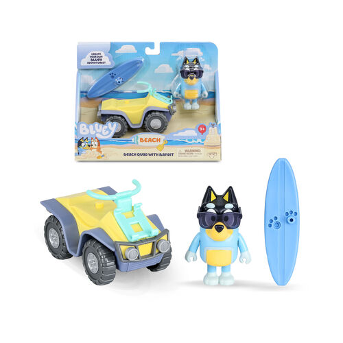 Vehiculo + figura Bluey surtido