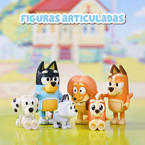 Blister 8 figuras Bluey