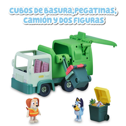 Camion de Basura + figuras Bluey