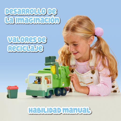 Camion de Basura + figuras Bluey