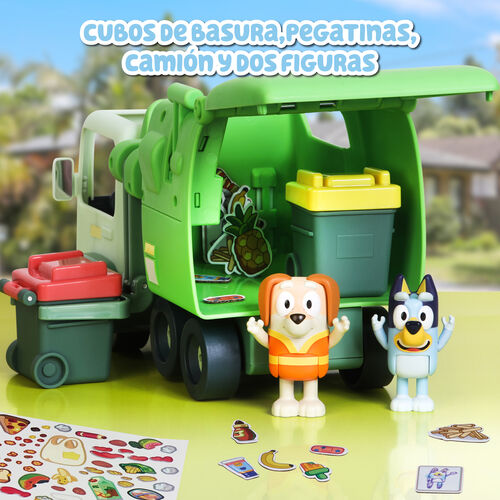 Camion de Basura + figuras Bluey