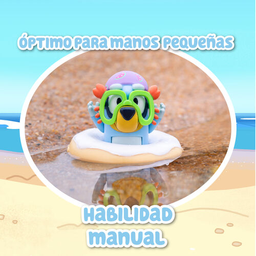 Cabaña en la Playa + figura Bluey