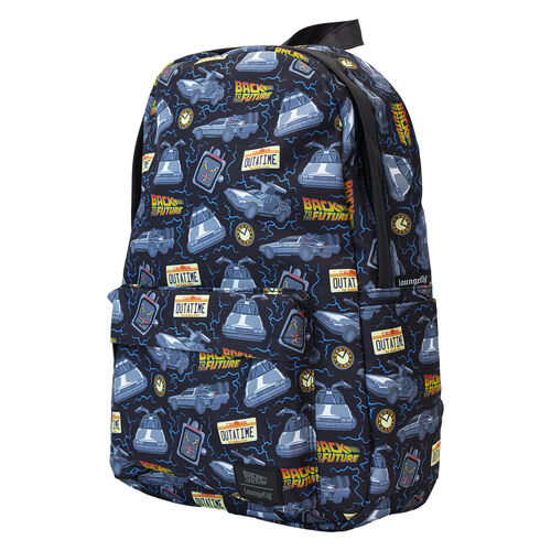 Mochila nylon 40th Anniversary Regreso al Futuro Loungefly 44cm