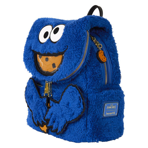 Mochila peluche + monedero Cookie Monster Barrio Sesamo Loungefly