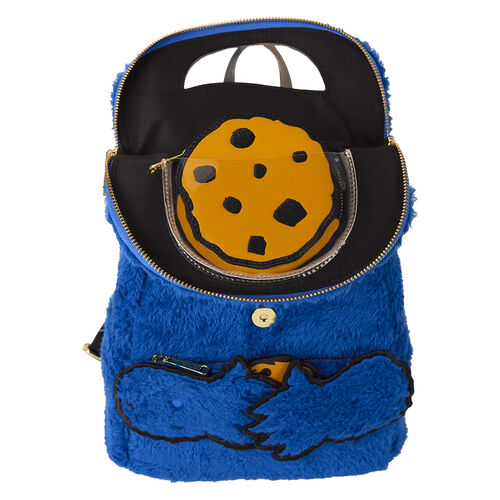 Mochila peluche + monedero Cookie Monster Barrio Sesamo Loungefly