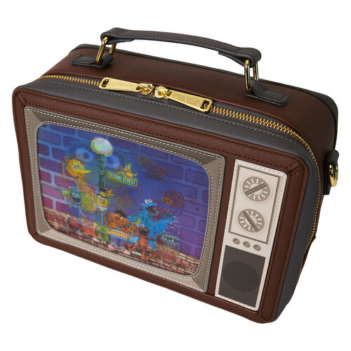 Bolso bandolera lenticular Retro TV Barrio Sesamo Loungefly