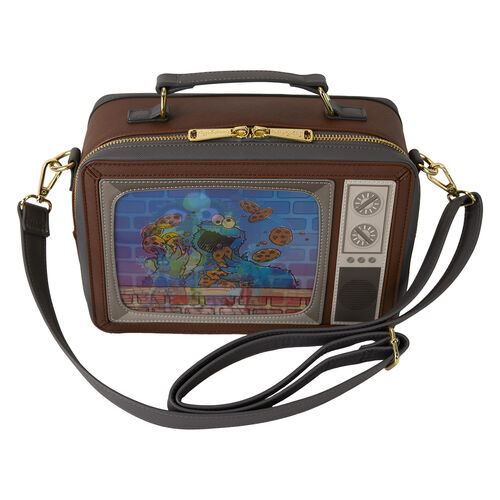 Bolso bandolera lenticular Retro TV Barrio Sesamo Loungefly