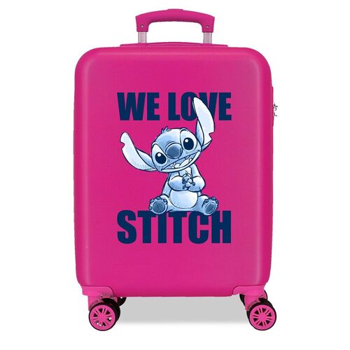 Maleta trolley ABS We Love Stitch Disney 55cm