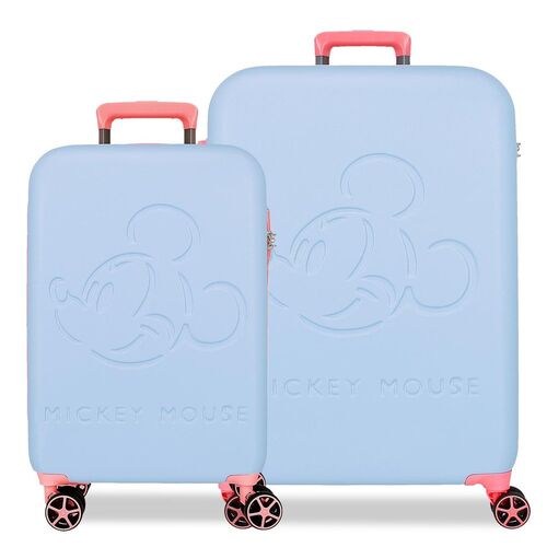 Disney Mickey Crazy Trip ABS pack 2 trolley suitcases