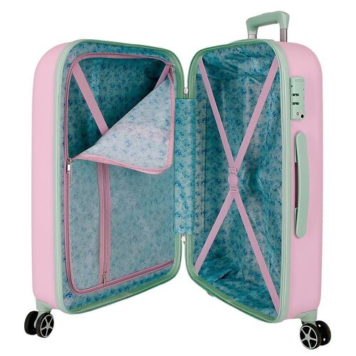 Maleta trolley ABS Malva Stitch Disney 60cm