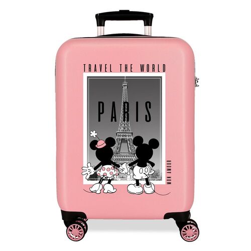 Maleta trolley ABS Paris Mickey & Minnie Disney 55cm