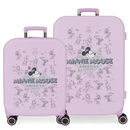 Set 2 Maletas trolley ABS Happiness Minnie Disney