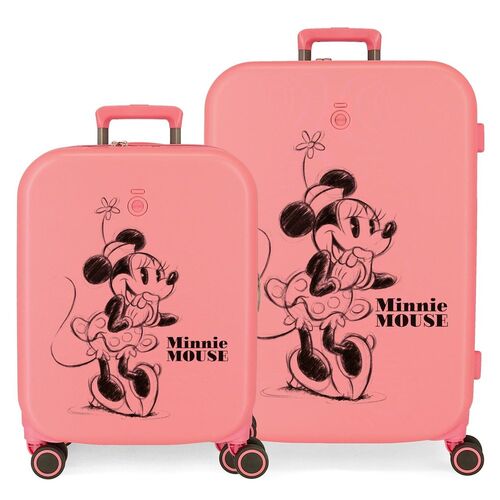 Set 2 Maletas trolley ABS Happiness Minnie Disney