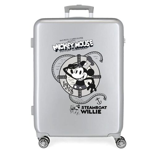 Disney Mickey Steamboad Joyful ABS trolley suitcase 70cm