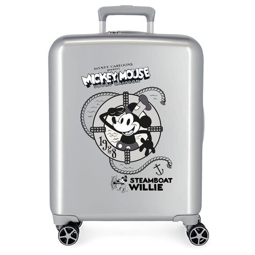 Disney Mickey Steamboad Joyful ABS trolley suitcase 55cm