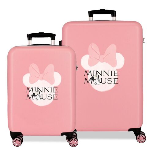 Set 2 Maletas trolley ABS Head Minnie Disney