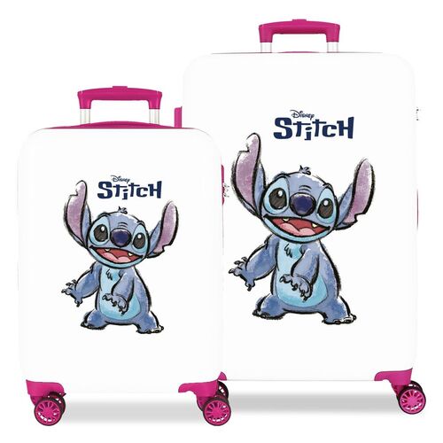 Set 2 Maletas trolley ABS Adorable Stitch Disney