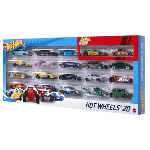 Hot Wheels blister 20 assorted cars