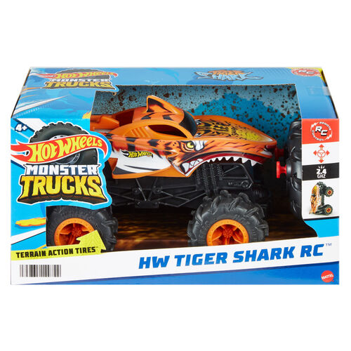 Hot Wheels Monster Trucks Tiger Shark radio control car