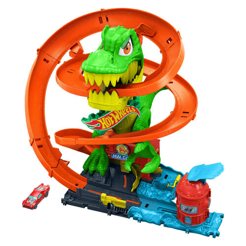 Pista Estacion de Bomberos T-Rex City Hot Wheels